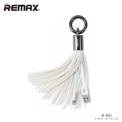 Attēls no Remax Universal Tassels Ring Cable for Micro White