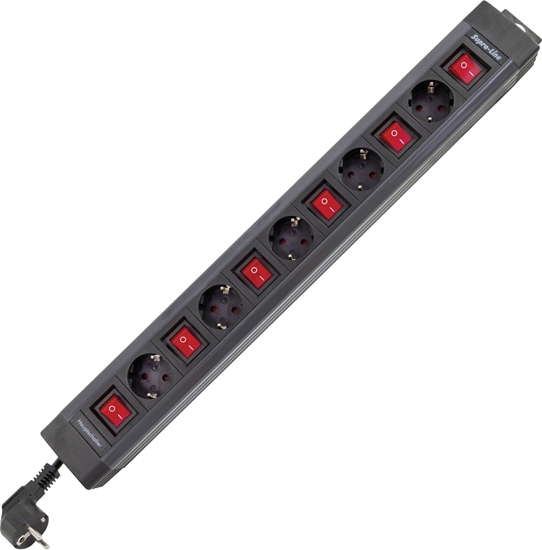 Изображение REV 5-fold Multiple Socket 3,7 m Single Switch  anthracite