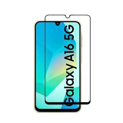 Изображение Riff 6D 0.4mm Aizsargstikls ar Melnu rāmīti priekš Samsung Galaxy A16 5G A166 / A16 4G A165 / A17 4G A175 / A17 5G A176