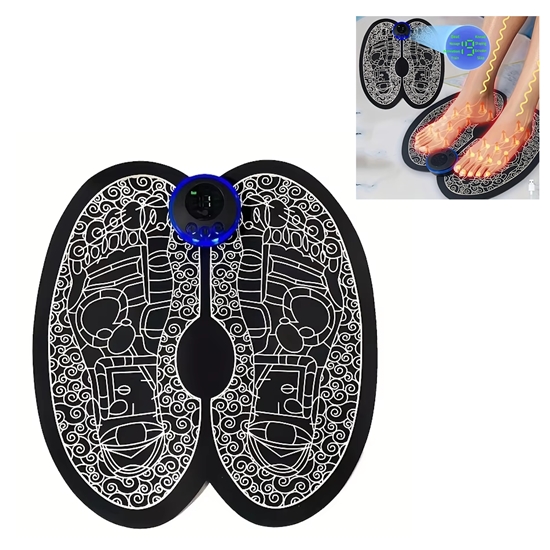Picture of Riff Inteliģents masāžas pēdu spilventiņš ar pulsa terapiju + tālvadības pults (28,5x27cm)