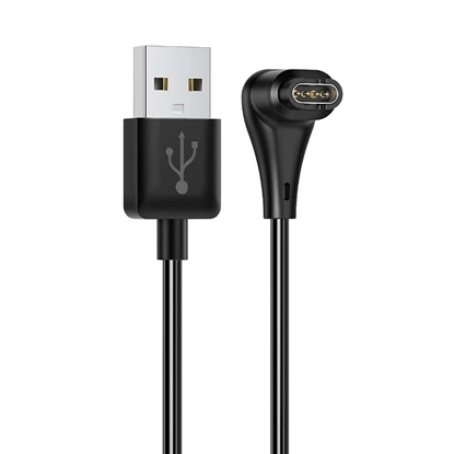 Picture of Riff USB-A uzlādes kabelis Garmin pulkstenim Fenix Forerunner Enduro Vivoactive Vivomove Venu 1m Melns