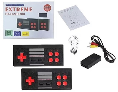 Attēls no RoGer EMX-40 Extreme Mini Game Box 620-in-1 Retro Video Game Console