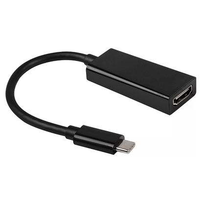 Attēls no Roger Multimedia Adapter Type-C to HDMI (4K @ 30Hz, 1080P @ 60Hz) Black