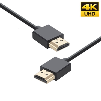 Изображение RoGer SLHD3 4K@30Hz HDMI 2.0 Slim Cable / 18Gbps / HDR / 3m