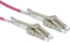 Picture of Roline FO Jumper Cable 50/125µm OM4, LC/LC, Low-Loss-Connector, for Data Center, violet, 20 m