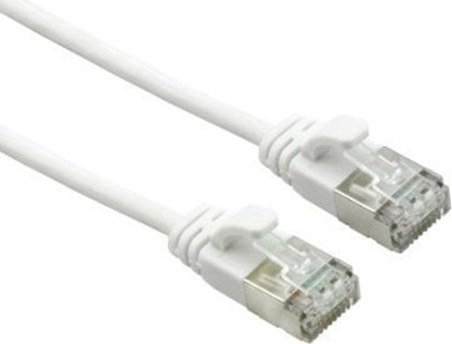 Attēls no Roline U/FTP Data Center Cable Cat.7, with RJ45 Plug, 500 MHz(Class EA), LSOH, slim, white, 5 m