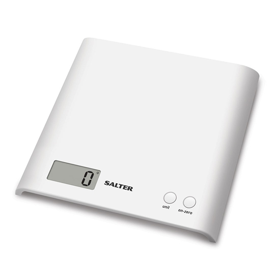 Picture of Salter 1066 WCFEU12 Arc Digital Kitchen Scale - White