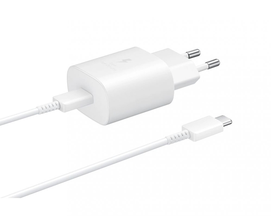 Picture of Samsung EP-TA800XWE Samsung 25W Travel Charger USB-C Data Cabel White