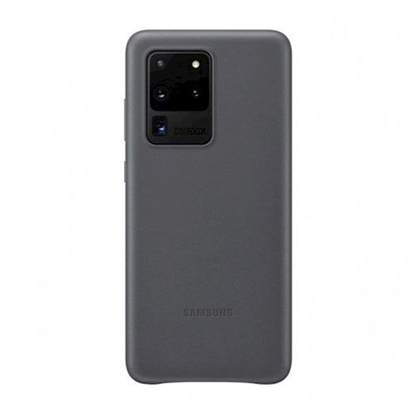 Picture of Samsung Galaxy S20 Ultra Leather Cover case Gray