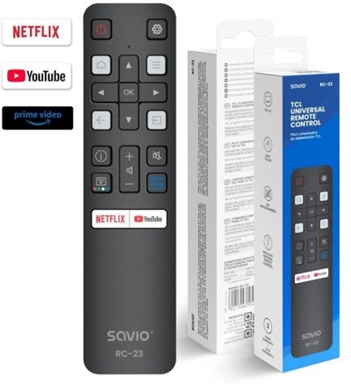 Picture of SAVIO PILOT UNIWERSALNY/ZAMIENNIK DO TV TCL-SMART TV RC-23