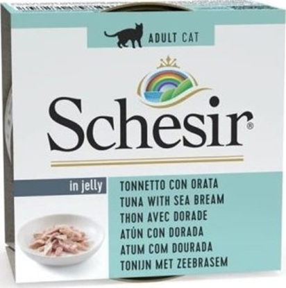 Attēls no Schesir Schesir mokra karma dla kota Tuczyk z dorad w galarecie 85g