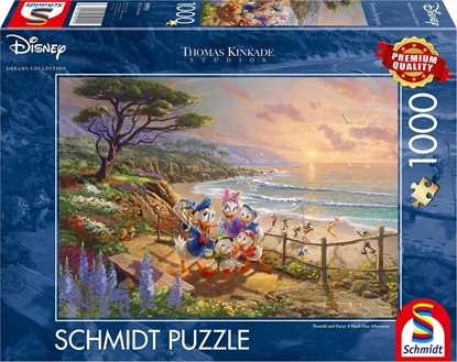 Изображение Schmidt Spiele Puzzle PQ 1000 Thomas Kinkade Kaczor&Daisy G3