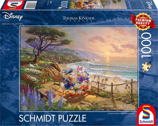 Изображение Schmidt Spiele Puzzle PQ 1000 Thomas Kinkade Kaczor&Daisy G3