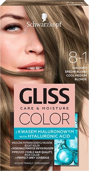 Picture of Schwarzkopf Gliss Color nr 8-1 chodny redni blond