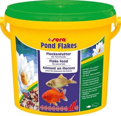 Изображение Sera Pond Flakes 3.800 ml, patki -pokarm dla ryb stawowych