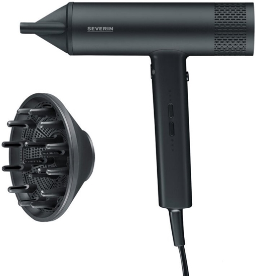 Picture of SEVERIN HT 0170 Suszarka do wosów z silnikiem BLDC, czarna