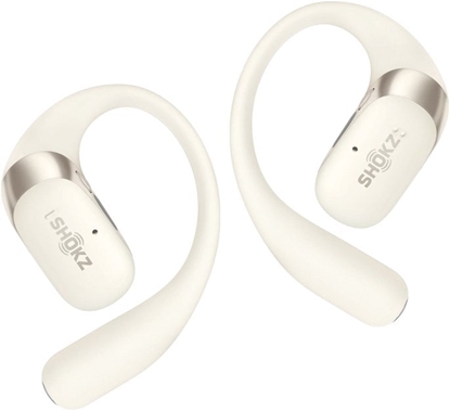 Picture of SHOKZ OpenFit 2 wireless earbud headphones, beige