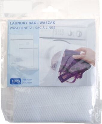 Attēls no Siatka worek woreczek do prania ubra zestaw 2 szt