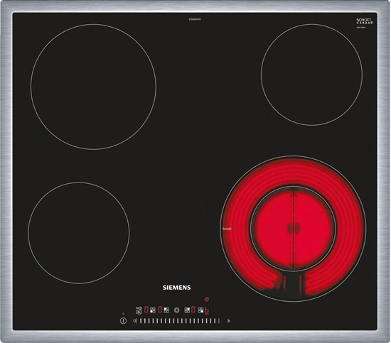 Изображение Siemens iQ300 ET645FFN1E hob Black Built-in 60 cm Ceramic 4 zone(s)