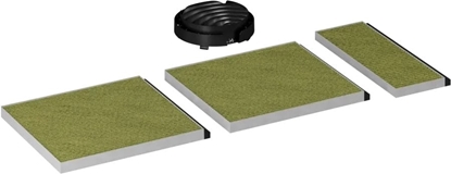 Attēls no Siemens Umluft-Set LZ11BKV16, Cooker hood filter, Black, Green, Siemens, 455 mm, 350 mm, 145 mm