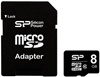 Picture of Silicon power 8 GB, MicroSDHC, Flash memory class 10, SD adapter
