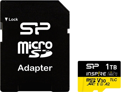 Picture of Silicon Power SP001TBSTXLA2V1NSP pami flash 1 TB MicroSDXC 3D TLC NAND Klasa 10