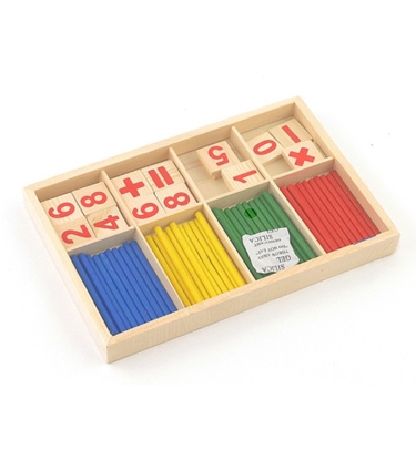 Attēls no Skaitāmie kociņu komplekts no koka 459663