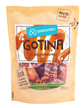 Picture of SKRĪVERU Gotiņa ar sāļo karameli, 250g