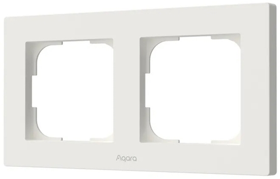 Picture of SMART SWITCH FRAME H2 (2-GANG)/WHITE FE-X01D-W AQARA