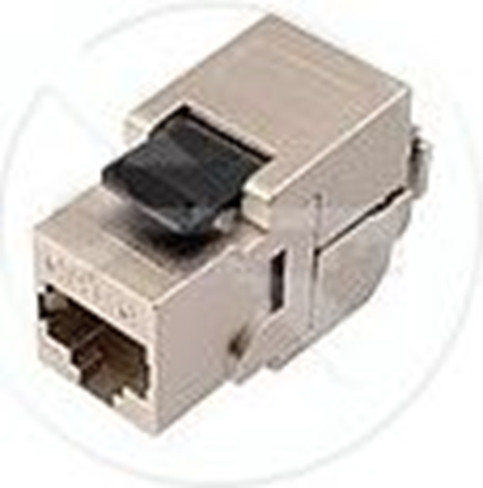 Изображение Solarix Keystone CAT6 STP RJ45 czarny samogwintujca (SXKJ-6-STP-BK-SA)
