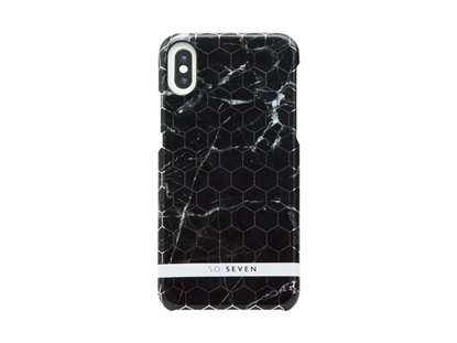 Attēls no SoSeven Apple iPhone X/XS Milan Case Hexagonal Marble Black