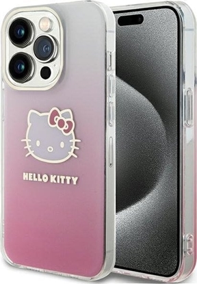 Attēls no Sourcing Hello Kitty HKHCP14LHDGKEP iPhone 14 Pro 6.1" pink/pink hardcase IML Gradient Electrop Kitty Head