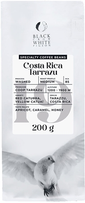 Picture of Specialty coffee beans Black Crow White Pigeon Costa Rica Tarrazu, 200 g