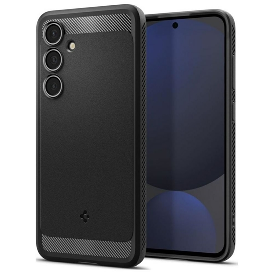 Изображение Spigen Spigen Rugged Armor, matte black - Samsung Galaxy S24 FE