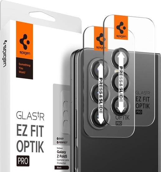 Picture of Spigen Glass tR EZ Fit Optik Pro 2 Pack, black - Samsung Galaxy Z Fold5
