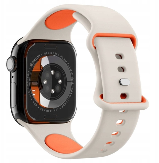 Picture of SPIGEN NANO POP APPLE WATCH 6 / 7 / 8 / 9 / 10 / SE (40 / 41 / 42 MM) ORANGE BEIGE