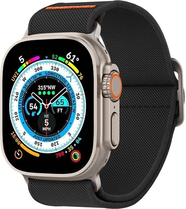 Attēls no Spigen Pasek do APPLE WATCH 4 / 5 / 6 / 7 / 8 / SE / ULTRA (42 / 44 / 45 / 49 MM) Spigen Fit Lite Ultra czarne