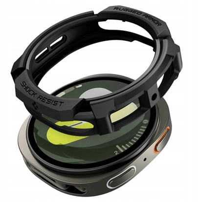 Attēls no SPIGEN RUGGED ARMOR SAMSUNG GALAXY WATCH 8 (44 MM) MATTE BLACK