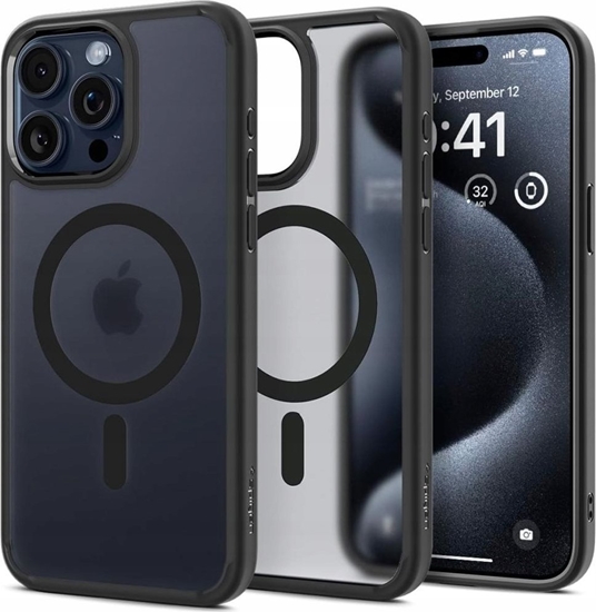 Изображение Spigen Spigen Ultra Hybrid Mag Case with MagSafe for iPhone 16 Pro Max - Black