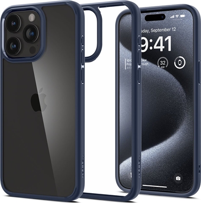 Attēls no Spigen Spigen Ultra Hybrid, navy blue - iPhone 15 Pro