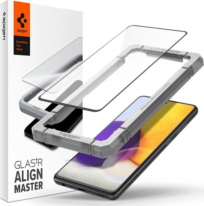 Attēls no Spigen SZKO HARTOWANE SPIGEN ALM GLASS FC GALAXY A52 LTE/5G BLACK