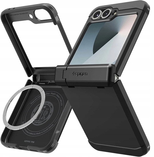 Изображение Spigen Tough Armor Pro Mag Magsafe Galaxy Z Flip 7 FE czarny