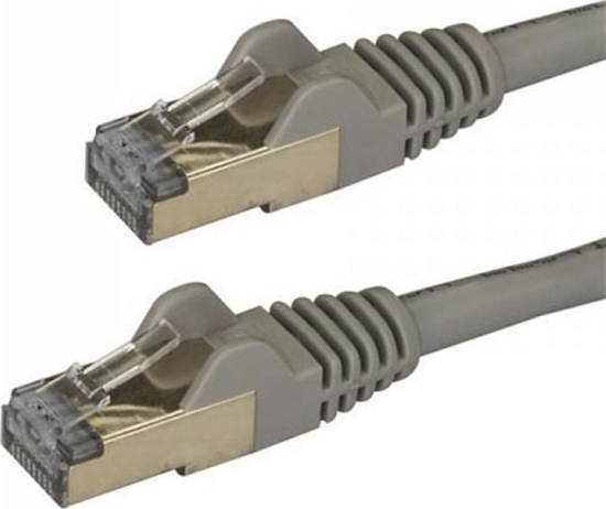 Изображение StarTech STARTECH.COM 7,5m CAT6a-Kabel - grau - RJ45-Ethernet-Kabel - Snagless - STP - Kupferdraht - 10 Gbit 6ASPAT750CMGR