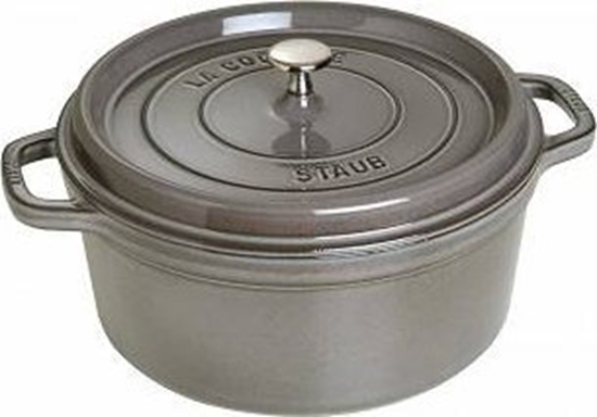 Picture of Staub La Cocotte 20cm round, Graphite grey, Cast Iron