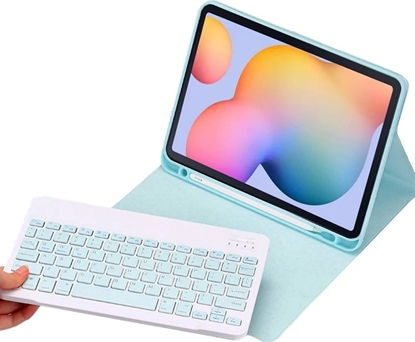 Изображение Strado Etui z klawiatur do Samsung Galaxy Tab S6 Lite Niebieskie - CFS6L