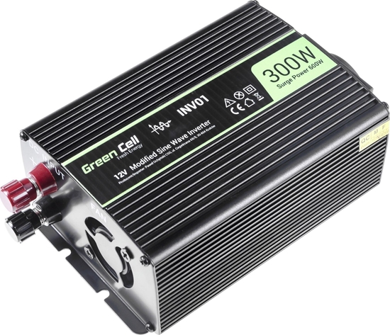 Изображение Strāvas pārveidotājs Green CellCar Power Inverter Converter 12V to 230V 300W/ 600W Modified Sine Wave