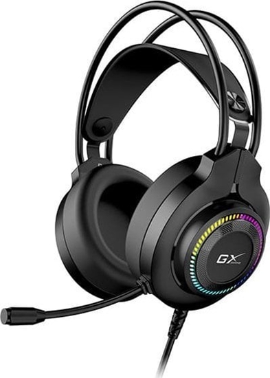 Picture of Suchawki Genius GENIUS sluchátka s mikrofonem GX GAMING HS-GX580U, USB, RGB, erná