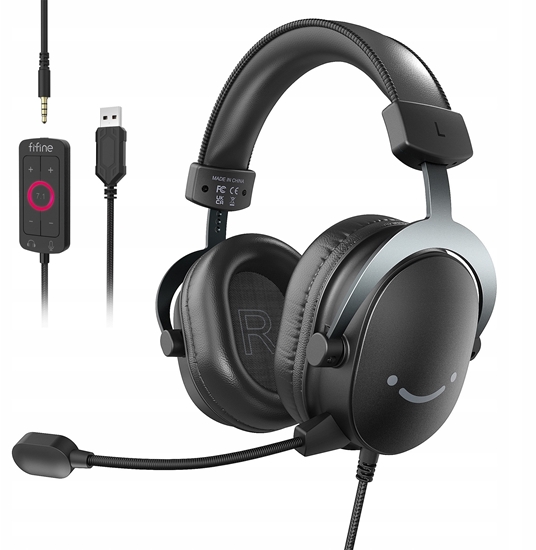 Picture of Suchawki studyjne nauszne Fifine H9 z mikrogonem studyjne nauszne