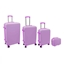 Attēls no Suitcase set 4 pcs. 98L (48x29x75cm) + 60L (42x25x64cm) + 43L ( 36x23x56cm) + 15L (24x17x33cm) pink 8000303316404