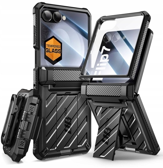 Изображение Supcase Etui pancerne Supcase UB Pro BackSP do Galaxy Z Flip7 czarne